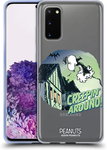 Vista 144 de Head Case Designs Funda de gel Spooktacular con licencia oficial de Peanuts Linus y Snoopy [protección de grado militar] compatible con Google Pixel