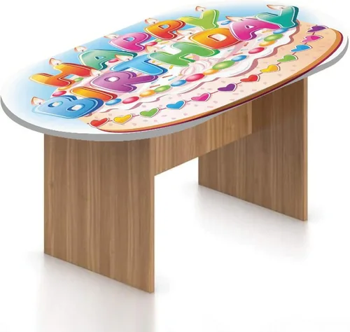 Vista 19 de XISUNYA Mantel ovalado ajustable para patio, decoración de cumpleaños, de poliéster, con bordes elásticos, diseño de búhos de dibujos animados