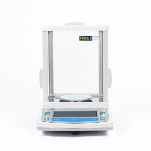 Vista 5 de U.S. Solid balanza de precisión digital analítica, para laboratorio, 0.001 g, 1 mg, 100 g