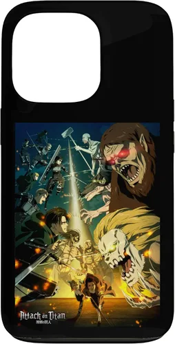 Vista 10 de Attack on Titan Funda de anime para iPhone 17 de temporada final de temporada 4