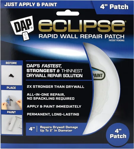 Vista 10 de DAP Eclipse Parche de reparación rápida de pared, 2 pulgadas, paquete de 4 (7079809161)