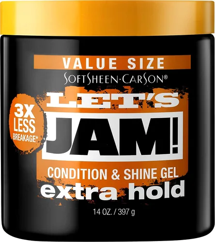 Vista 5 de Softsheen Carson Let's Jam Extra Hold Gel brillante y acondicionador, 14 onzas (paquete de 6)