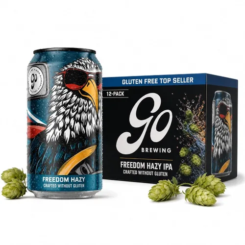 Vista 21 de Go Brewing Mixed Pack Variety, NA Beer, 12 Pack (12 oz)