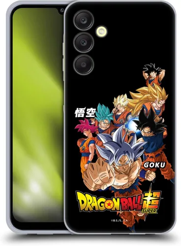 Vista 168 de Head Case Designs Funda de gel con licencia oficial de Dragon Ball Super Group Future Trunks Arc Characters [protección de grado militar] compatible