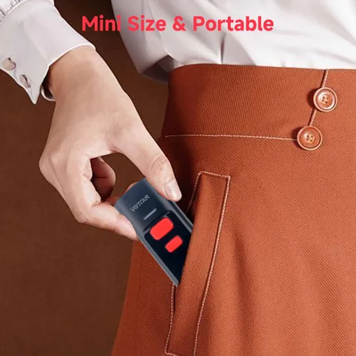Vista 6 de VOTTAN Escáner de código de barras QR Bluetooth con soporte de carga, lector de código de barras de bolsillo 1D 2D PDF417 UPC, escaneo automático