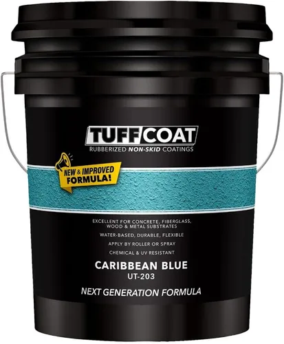 Vista 11 de TUFF Coat UT-100 revestimiento antiderrapante, 1 galón Blanco