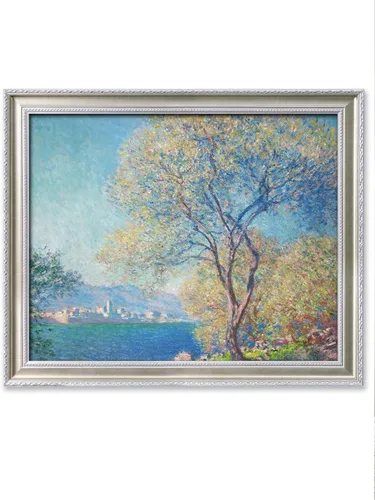 Vista 32 de IPIC - Reproducción artística de los lirios de agua de Claude Monet 1906, impresiones giclée coinciden con el marco dorado clásico, arte de pared