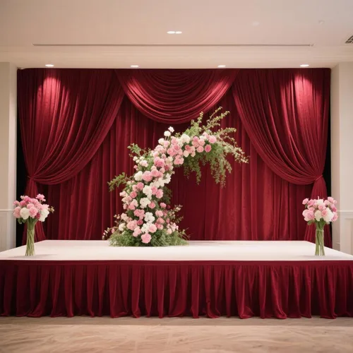 Vista 22 de Efavormart - Cubierta de escenario plegable de poliéster para plataforma de boda, color negro, 16 pulgadas x 10 pies