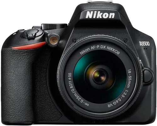 Vista 5 de Nikon D3500 con AF-P DX NIKKOR 18 – 55 mm f/3.5 – 5.6 G VR Negro