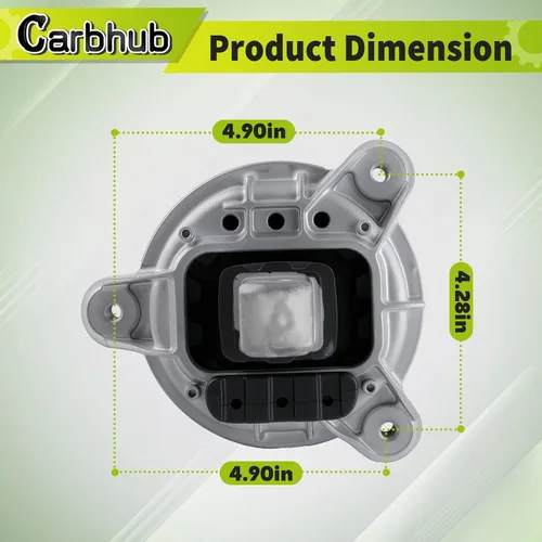 Vista 5 de Carbhub 22116786528 Soporte de motor izquierdo derecho para BMW 528i 535i 640i 740i Gran Coupe GT Base Sedan 3.0L 4.4L 6.0L 2010-2018 Soporte