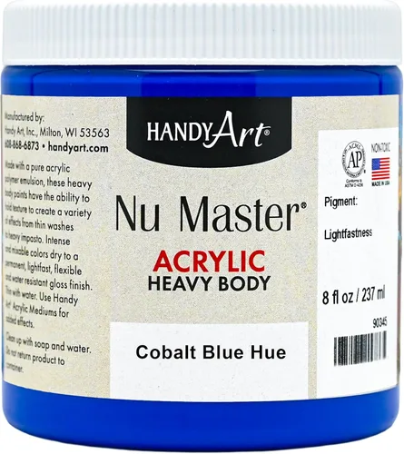 Vista 31 de Handy Art Nu Master - Pintura acrílica de cuerpo pesado, 8 onzas, color rojo brillante