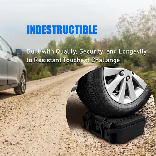 Vista 6 de Funda para pistola con cerradura - Estuche de viaje para pistola con 2 cerraduras TSA incluidas, Estuche de transporte para pistola de carcasa dura