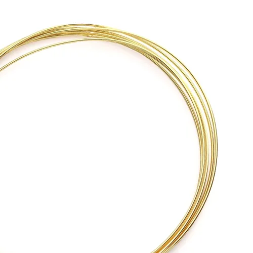 Vista 7 de Beadia - Alambre bañado en oro de 14 quilates de 0.4 mm, 10 metros de cordón de cuentas para pulseras, collares, encantos, cuentas para hacer joyas