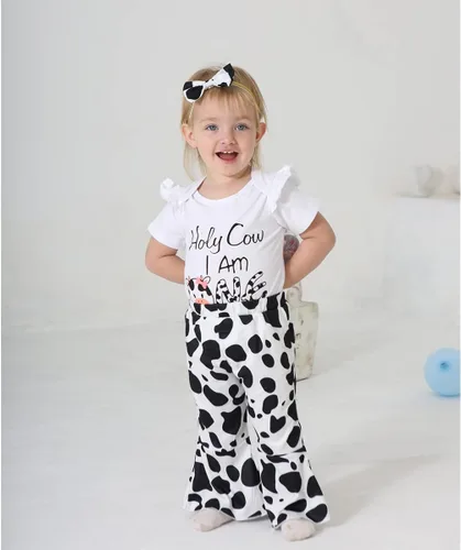 Vista 37 de Traje de primer cumpleaños para niña - Holy Cow I'm One