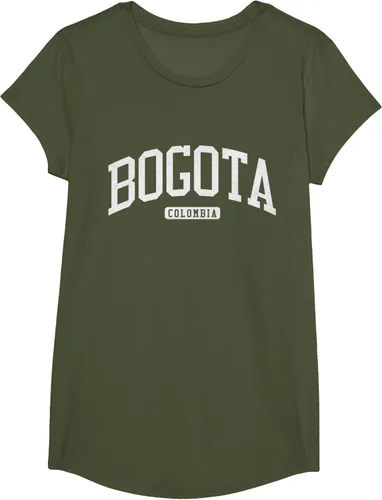 Vista 80 de Camiseta estilo universitario de Bogotá Colombia, Negro