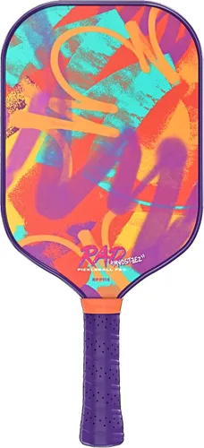 Vista 3 de RAD Pickleball Paddle – USAPA Approved Pickleball Racket – Fiberglass Surface with Spin Grit Tech – Carbon Fiber Pickleball Paddle for Power &
