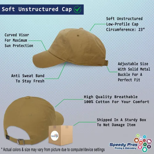 Vista 2 de Soft Baseball Cap Drone Pilot Gray Embroidery Insignias UFO Cotton Veteran Dad Hats for Men & Women