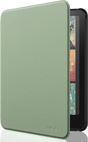 Vista 74 de MoKo Funda para Amazon Kindle Basic de 11ª generación 2024/2022 de 6 Verde medianoche