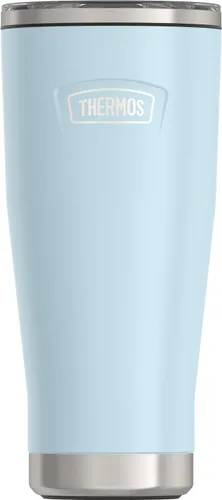 Vista 25 de THERMOS ICON SERIES, vaso de acero inoxidable con cierre deslizante, 18 onzas, carmesí