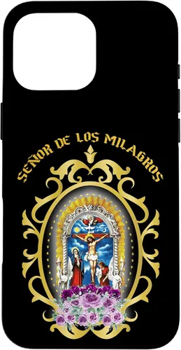 Vista 19 de El Señor de Los Milagros es el patrón de la funda peruana Lima Perú para iPhone 17