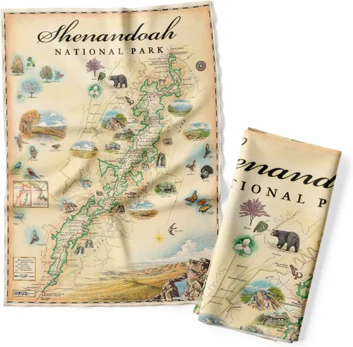 Vista 10 de Xplorer Maps 1000 Islands Map - Toalla decorativa de harina para cocina, 100% algodón, 18 x 24 pulgadas