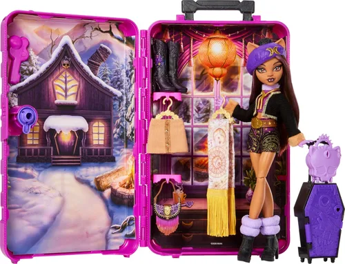 Vista 2 de Monster High Skulltimate Secrets Clawdeen Wolf Doll Set