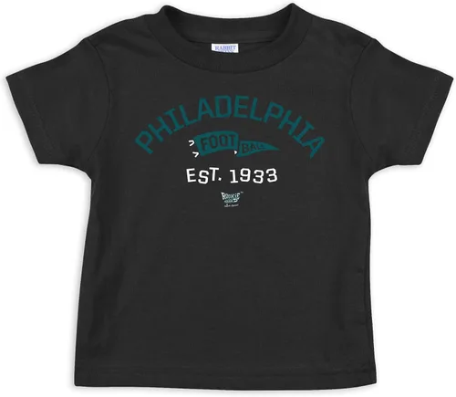 Vista 22 de Ropa de bebé con banderín retro para fanáticos del fútbol americano profesional (NB-7T)