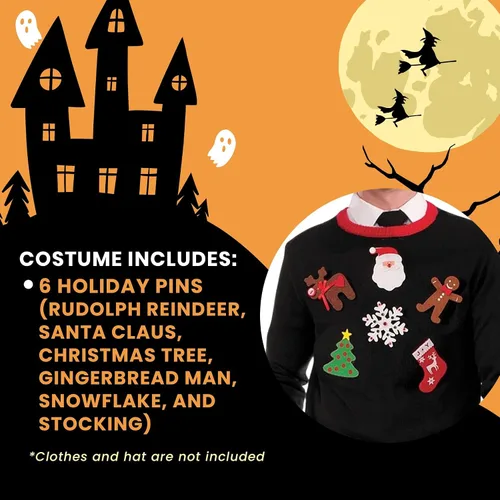 Vista 4 de Forum Novelties - suéter de navidad, para adultos, talla única