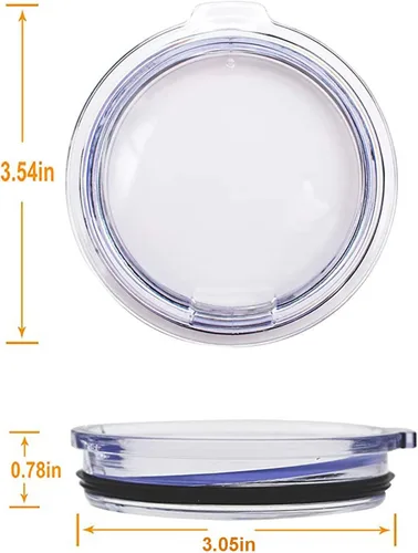 Vista 3 de Tapas de vaso de 20 onzas de repuesto, a prueba de derrames, resistentes a salpicaduras, tapas para vaso YETI Rambler, Old Style Rtic y más tazas