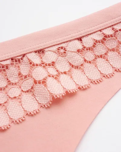 Vista 29 de Jessica Simpson Ropa interior para mujer – Paquete de 3 bragas de microfibra elástica duradera sexy – Tangas de encaje suave para mujer
