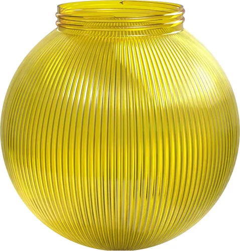 Vista 19 de KASTLITE Cubierta de bombilla de globo de 6 pulgadas con cuello roscado de 3.25 pulgadas, repuesto de plástico acrílico para pantallas de techo