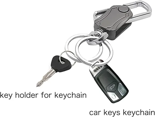 Vista 2 de Llaveros de metal para llaves de coche, llavero para hombre, llavero, mosquetón, llaveros para llaveros, llaveros para llaveros, llavero abridor