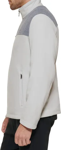 Vista 4 de Tommy Hilfiger - Chaqueta clásica de vellón y cremallera frontal para hombre