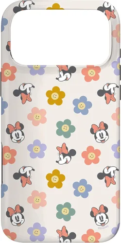 Vista 21 de Funda para iPhone 11 de Disney Minnie Mouse Springtime Flowers and Happy Smiles
