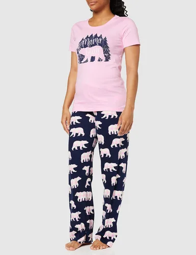 Vista 2 de Little Blue House by Hatley Camiseta de pijama de manga corta para mujer, Azul
