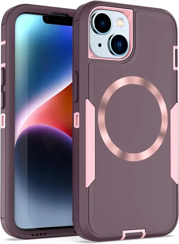 Vista 24 de Diseñada para iPhone 14 Pro, protección magnética contra caídas resistente, compatible con MagSafe, a prueba de polvo, no se decolora, no se pone