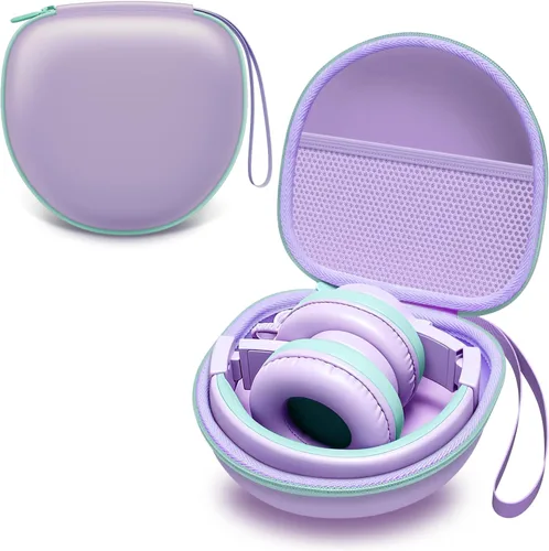 Vista 16 de Funda para auriculares plegables para niños, color negro (solo funda)