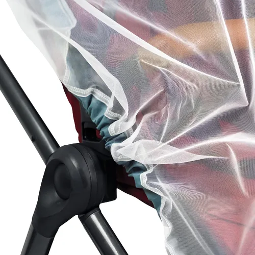 Vista 7 de Mosquitera de bebé para cochecito, portabebés y moisés – Cordón elástico para una red de ajuste cómodo – Red de insectos para correr, asiento