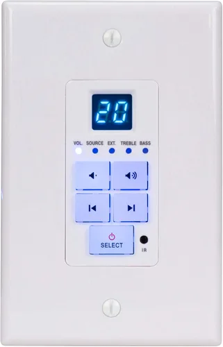 Vista 5 de Dayton Audio DAX66 6-Source 6-Zone Sistema de audio distribuido para toda la casa con teclados 25 WPC