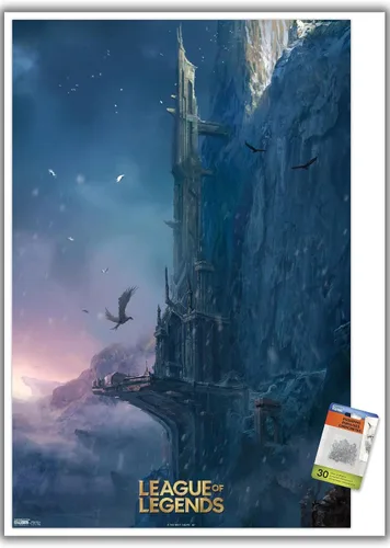 Vista 7 de League of Legends - Póster de pared con alfileres
