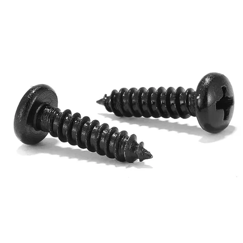 Vista 9 de #4 x 1 Tornillo de Madera 100 Piezas 18-8 (304) Acero Inoxidable Cabeza Plana Tornillos Autorroscantes Rápidos para Paneles de Yeso Óxido Negro por