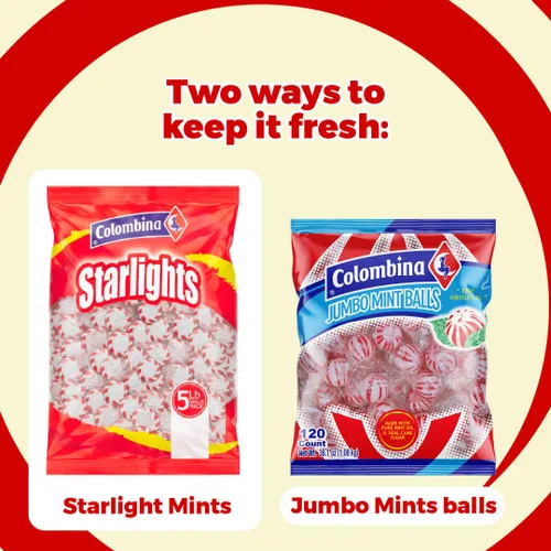 Vista 7 de Colombina Starlight Mints - Caramelos duros de menta, envueltos individualmente, sabor a menta, 430 unidades (80 onzas)