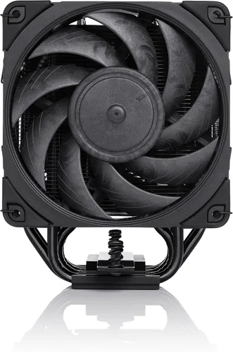 Vista 2 de Noctua NH-U12A chromax.negro, Enfriador de CPU de torre única de 120mm (negro) 158mm Height, High-End Low-Noise Cooling, For Intel & AMD, Dual