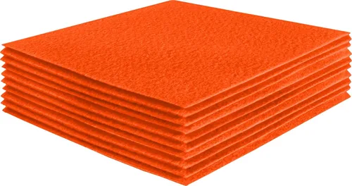 Vista 121 de FabricLA Hojas de fieltro acrílico para manualidades, cuadrados de fieltro precortados suaves de 4 x 4 pulgadas (3.9 in x 3.9 in), utiliza hojas