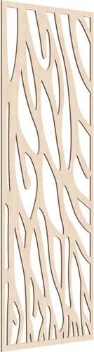 Vista 95 de 9 3/8"W x 24 3/8"H x 1/4"T Bristol Decorativos Paneles de Pared de Madera Calado, Cereza