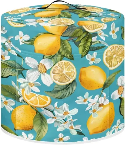 Vista 18 de Cubierta antipolvo para olla a presión con estampado floral de pájaros, compatible con 3 cuartos de galón, cubierta antipolvo instantánea duradera