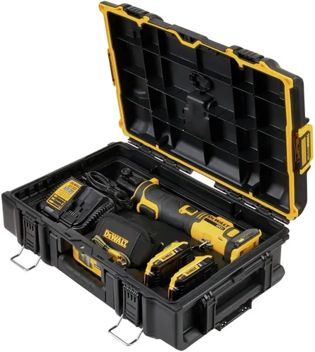 Vista 8 de DEWALT Herramienta de prensa compacta de 20 V MAX con 2 baterías y cargador incluido (DCE210D2)