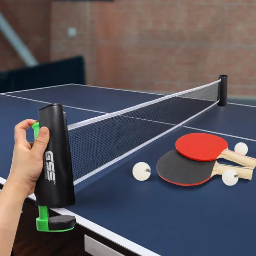 Vista 4 de GSE Games & Sports Expert - Red y postes de tenis de mesa retráctil Red de repuesto ajustable de Ping Pong (4 colores)