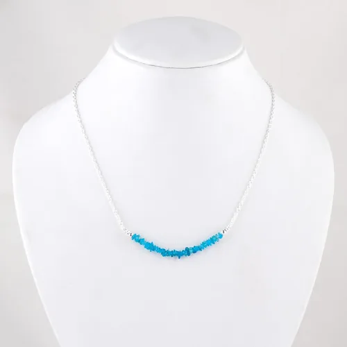 Vista 22 de Gempires - Collar de barra de chips naturales, cristales curativos de energía, regalo de cumpleaños, regalo para ella, joyería de piedras preciosas