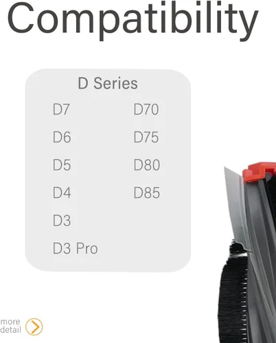 Vista 2 de BBT BAMBOOST Repuesto compatible con Neato D3, D7, D4, D5, D6, D8, D9, D75, D80, D85, Accesorios para aspiradoras robot conectadas de la serie D